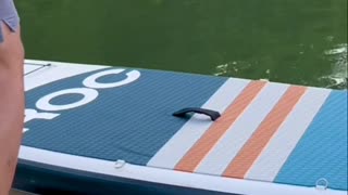Inflatable ROC Paddleboard; Quick Setup & Easy Breakdown