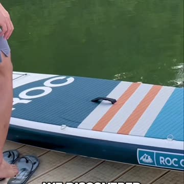 Inflatable ROC Paddleboard; Quick Setup & Easy Breakdown