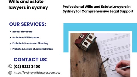 Professional Wills and Estate Lawyers in Sydney for Comprehensive Legal Support