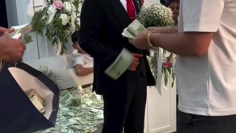 Habibi just give him a check and thus it