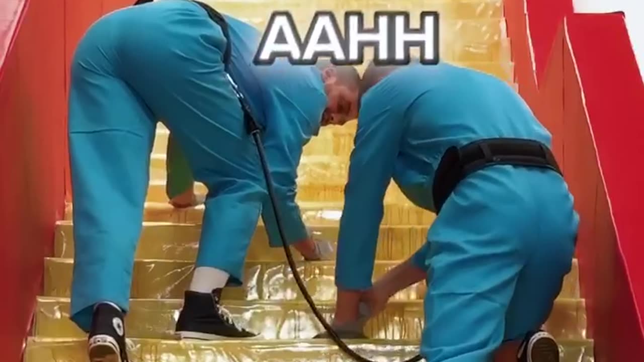 Slippery vs Sticky Stairs