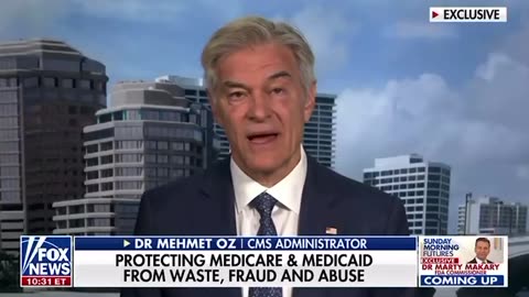 Dr. Oz tells Fox News that taxpayers are footing $14 BILLION bill for Medicaid fraud