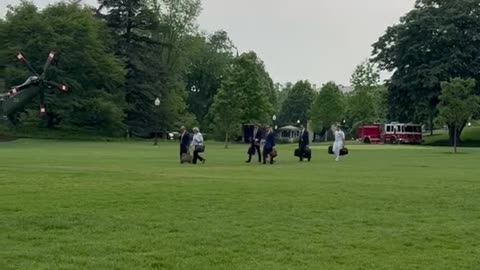 Washington DC Tuesday May 1 2025 Trump walking