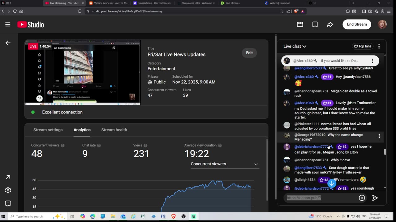 Fri/Sat Live News Updates