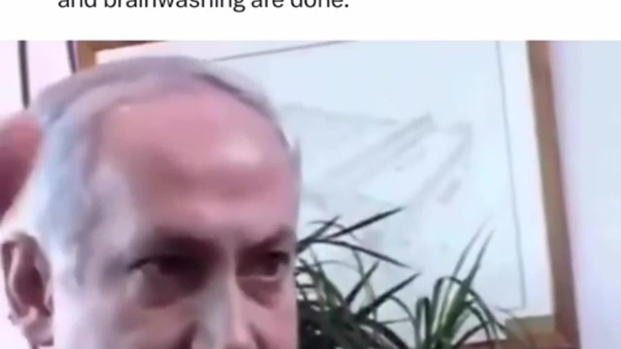 Benjamin Netanyahu explains how False Flags and brainwashing happens