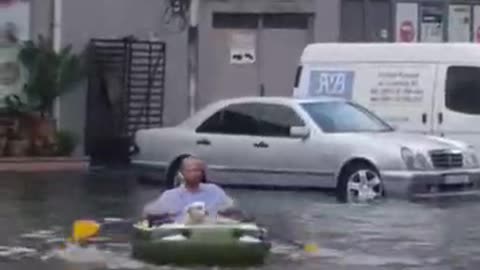 Severe flooding caused by intense rainfall in Batumi, Georgia 🇬🇪 (09.08.2025)