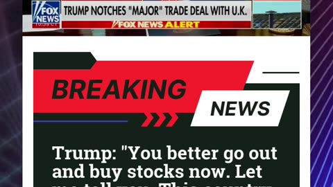 Trump: "You better go out and buy stocks now. - financialinsightdaily.com