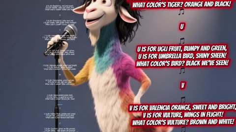 Goat in all the colors “ABC song”
