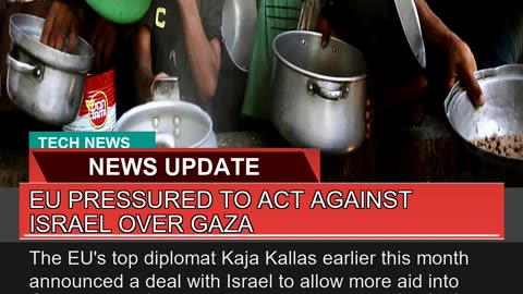 EU Pressured to Act Against Israel Over Gaza
