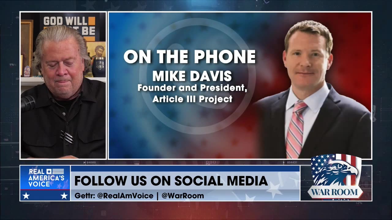 Mike Davis To Steve Bannon: Jack Smith Is Going To Get A Healthy Dose Of His Own Medicine.