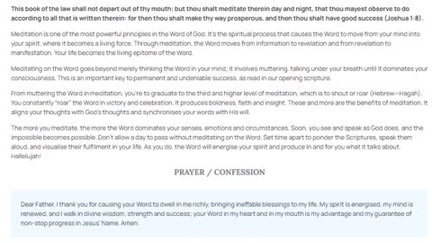 Rhapsody of realities January 11, 2026