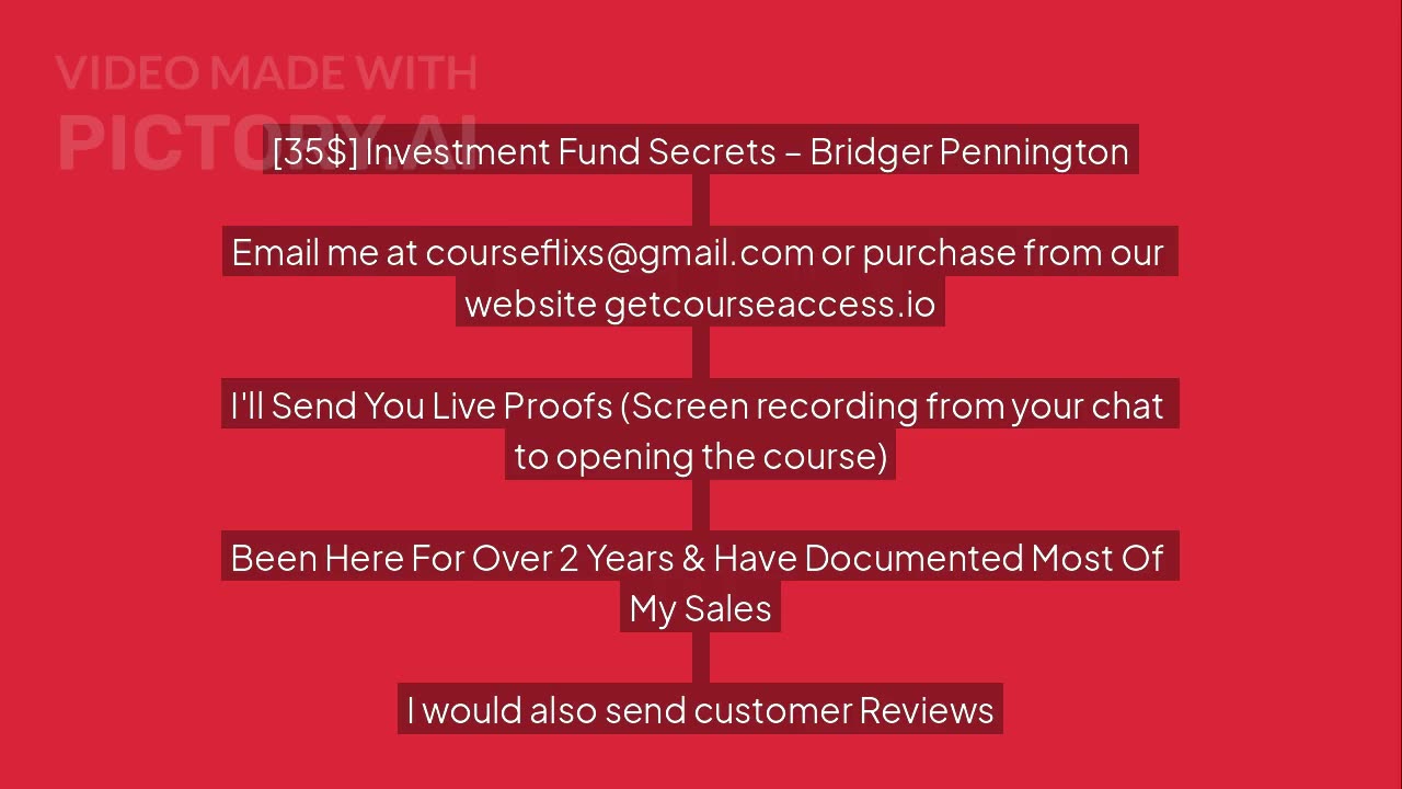 Download Investment Fund Secrets – Bridger Pennington