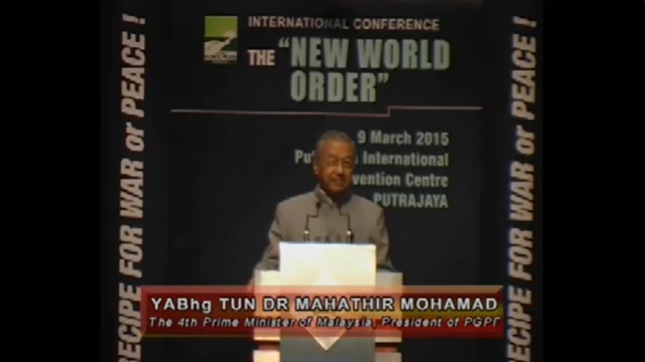 "They Will Govern Us Without Our Consent": Dr Mahathir Mohamad, 2015