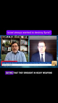 Israels intention to break up Syria Seyed M