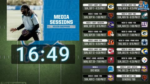 10/20/25 - 6:30 PM Eastern, Tampa Bay Buccaneers @ Detroit Lions Watch Party Everybody's Invited!