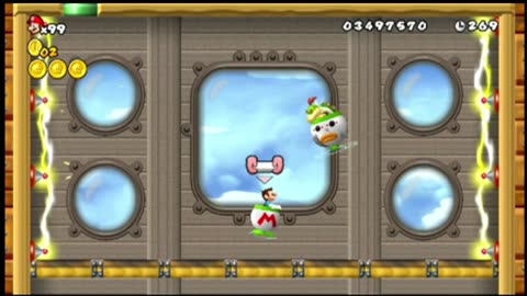 New Super Mario Bros. Wii (Wii): All Bosses Compiltation