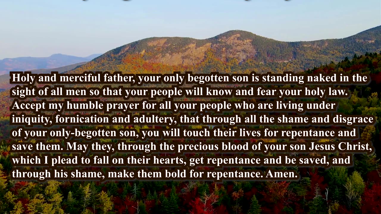 6th & 9th Commandment Prayer