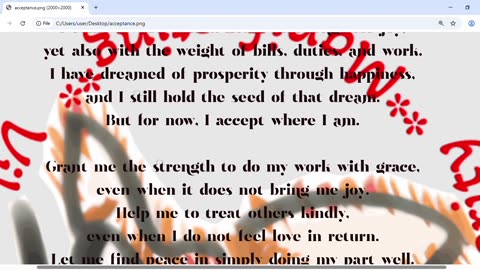 Manifesting Acceptance