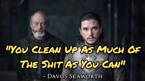 I Gotta Clean Up As Much Of The "Shit" As I Can