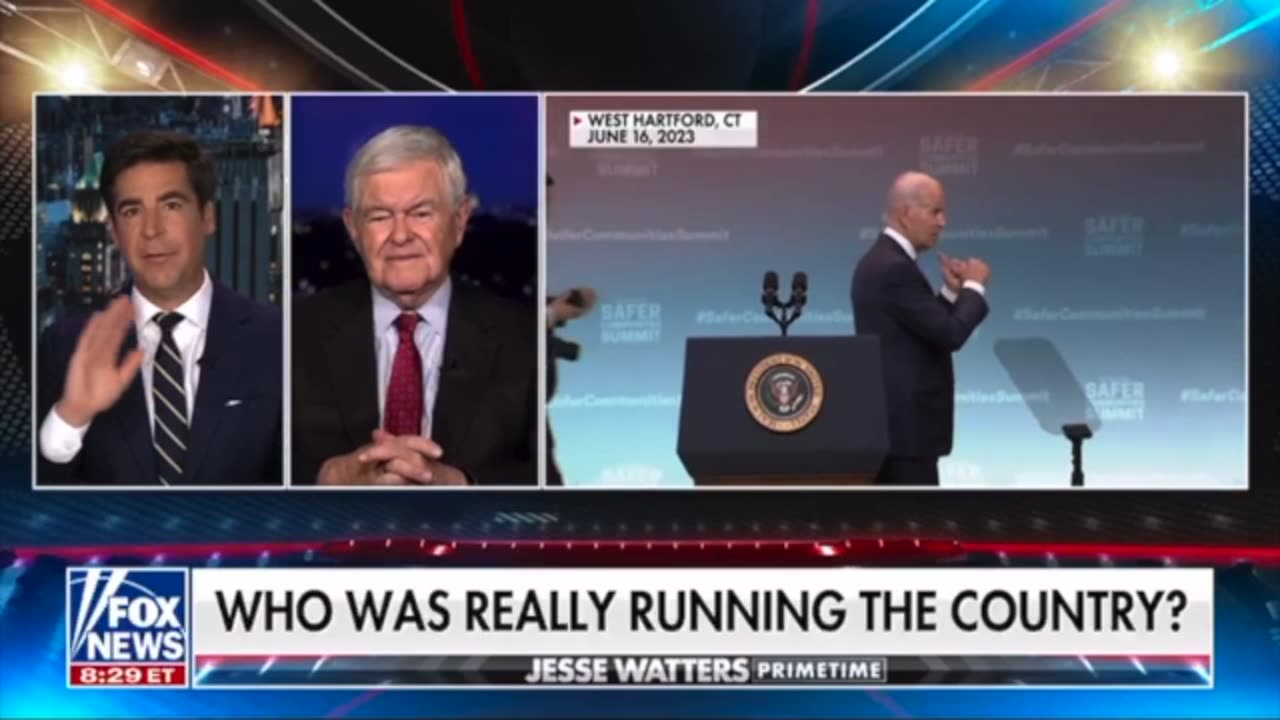 Newt Gingrich Calls For Congressional Investigation on Coverup of Biden's Cognitive Decline
