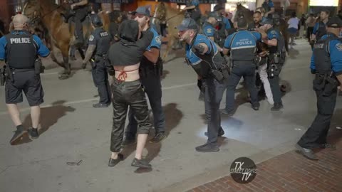 Crazy Fight Erupts on 6th Street in Austin, TX – June 25, 2023