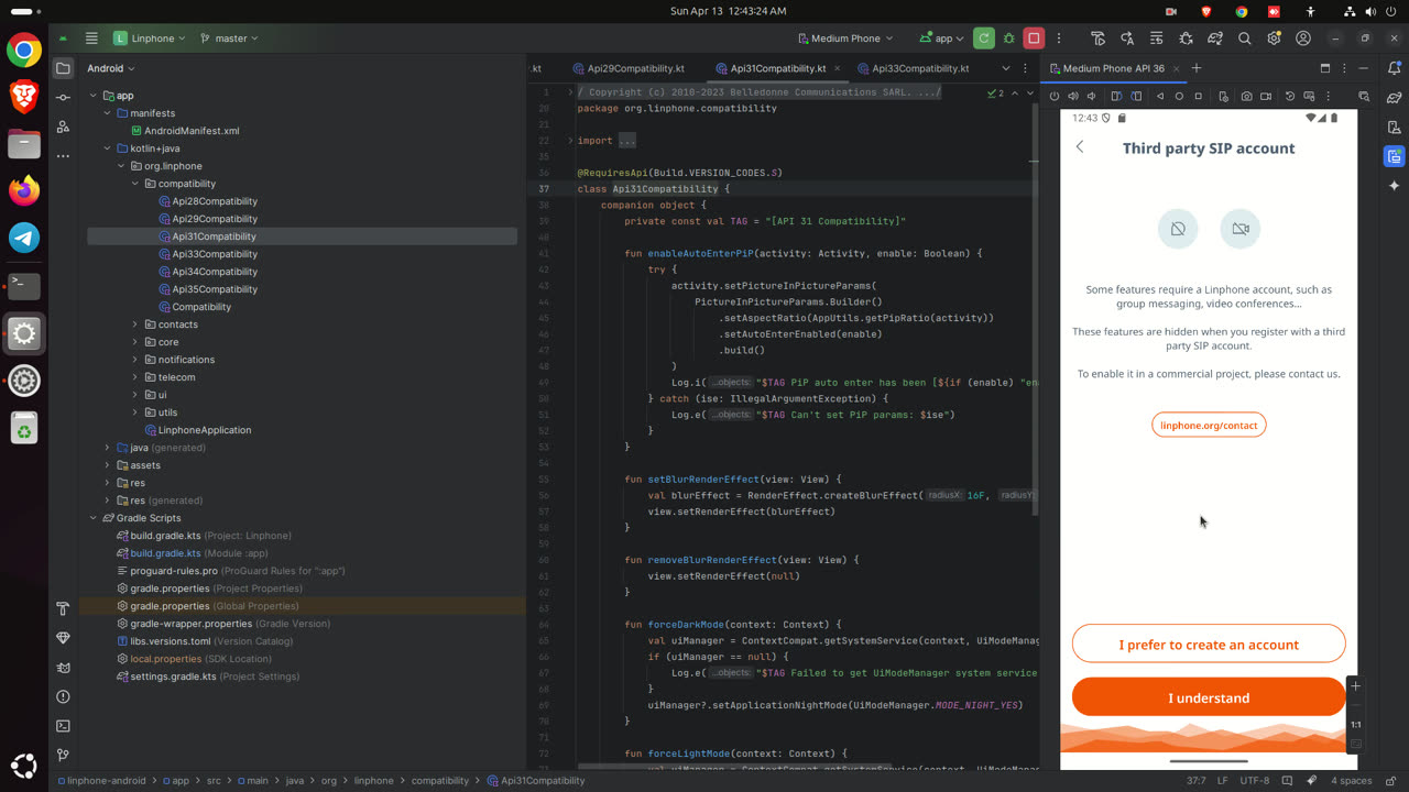 Custom Linphone App Development for Android – SIP & VoIP Solutions
