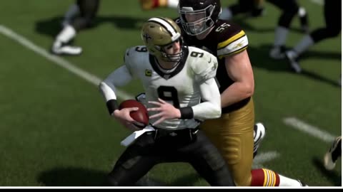 1965 WASHINGTON VS Madden 20 I Franchise SEASON 1 PLAYOFFS RD 2 VS SAINTS