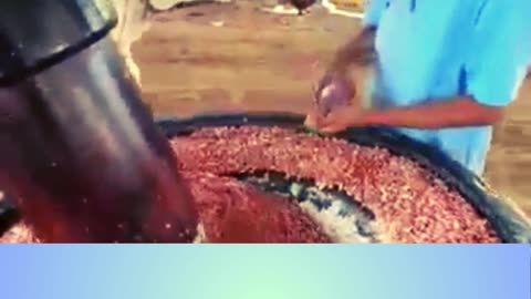 Traditional Peanut Oil Pressing 😲😃