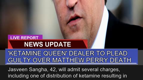 Ketamine Queen Dealer to Plead Guilty Over Matth