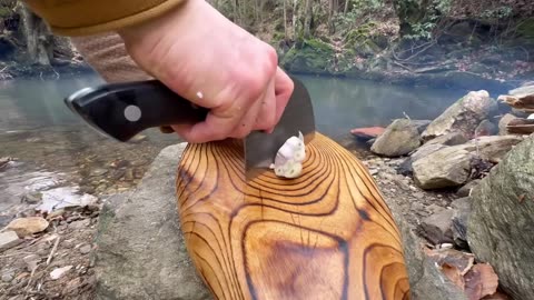 İLKEL YÖNTEMLER İLE ALABALIK PİŞİRME !! Cooking Trout with methods