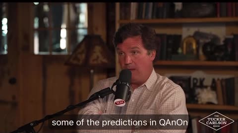 Tucker discussing Q. “It isn’t a bunch of college kids on 4chan”. 👀