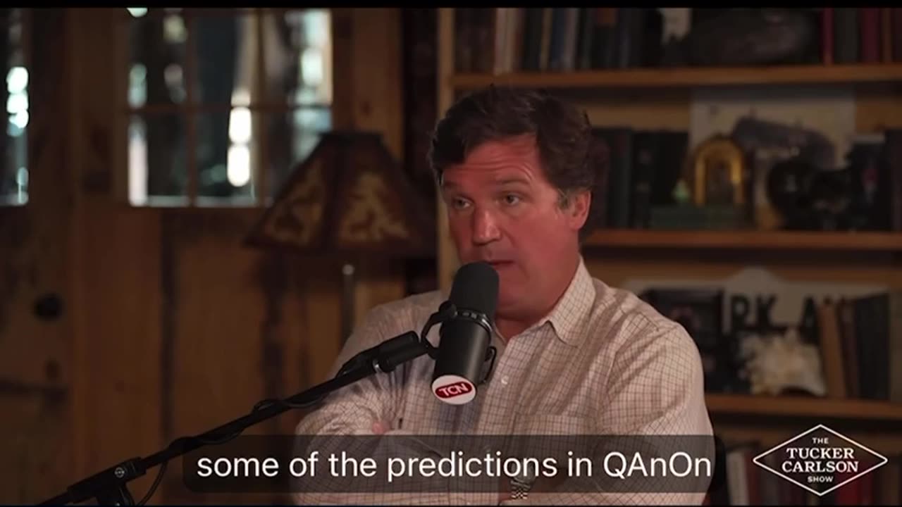 Tucker discussing Q. “It isn’t a bunch of college kids on 4chan”. 👀