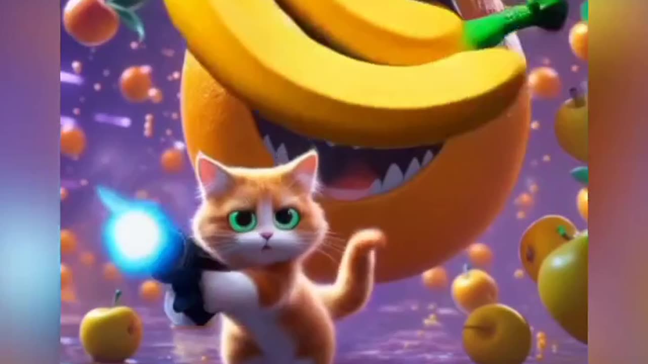 😺Cat's Nightmare: Battle with the Vengeful Fruits!⭐
