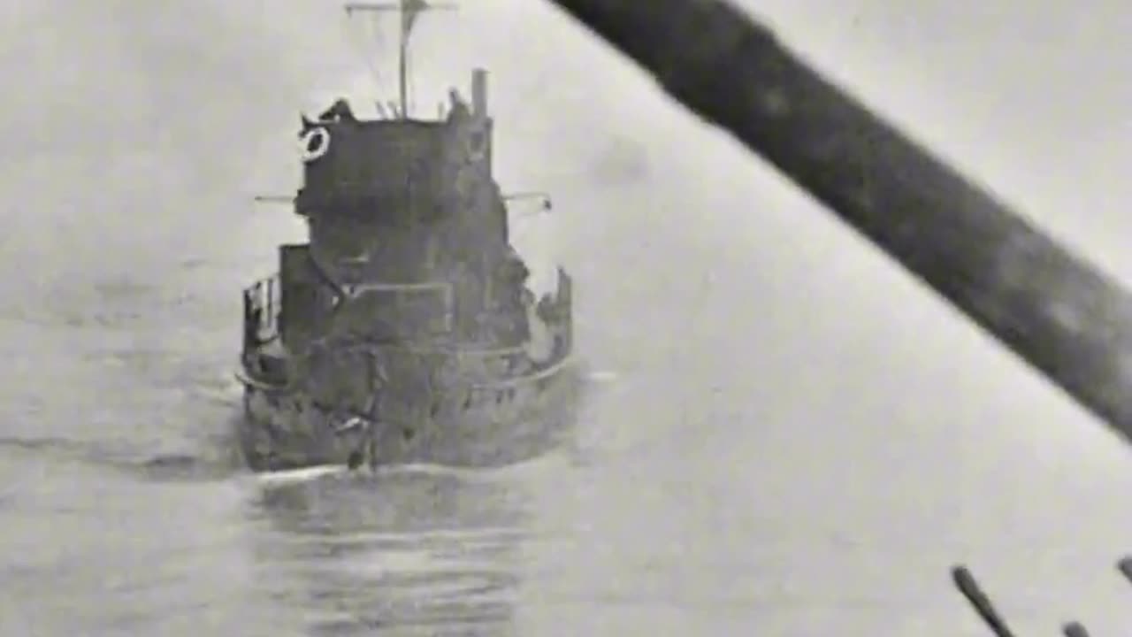 River Monitor Bechelaren on the Danube with other gunboats engaging Soviet Sturmoviks in 1944