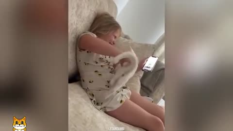 When Your Kids Are Raised by a Cat 🐱👶 | Funny and Adorable Moments You’ll Love