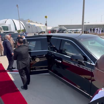 🚨🔥President Trump arrives in Qatar… 🇺🇸🇶🇦 #USA #Qatar