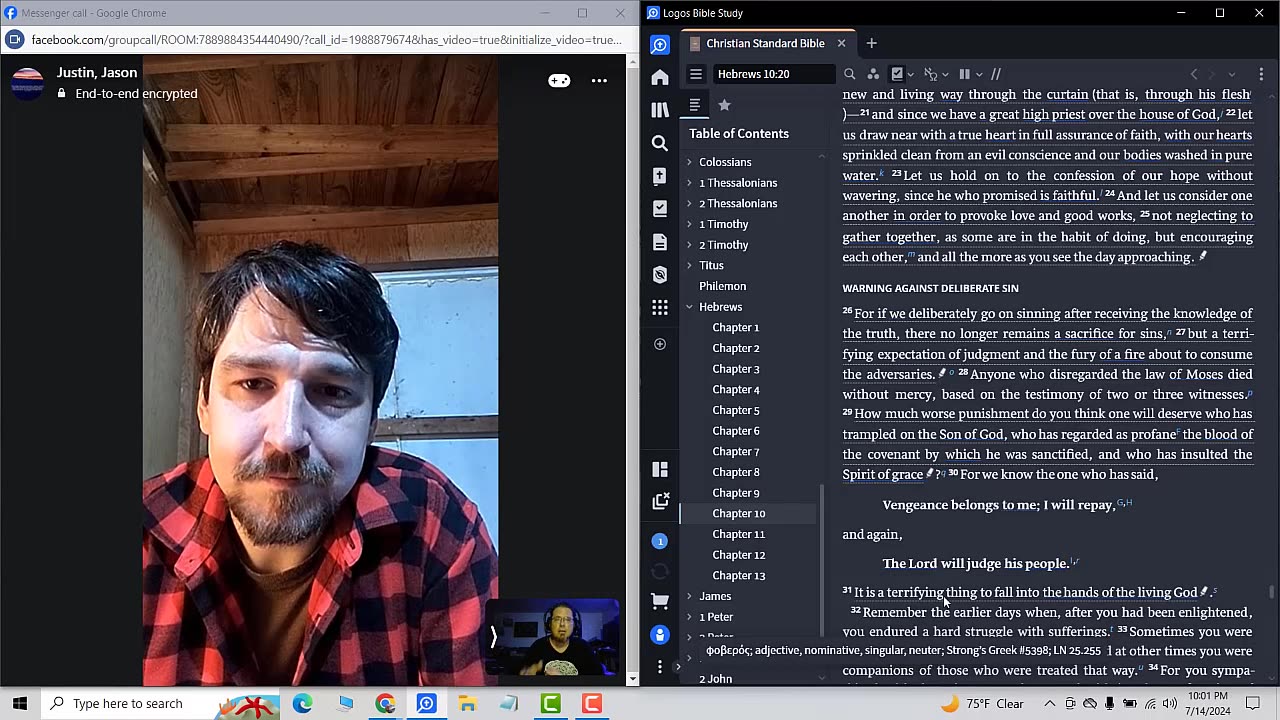 hebrews 10 26 treating the blood of the covenant as a common thing [The Bride of Christ]