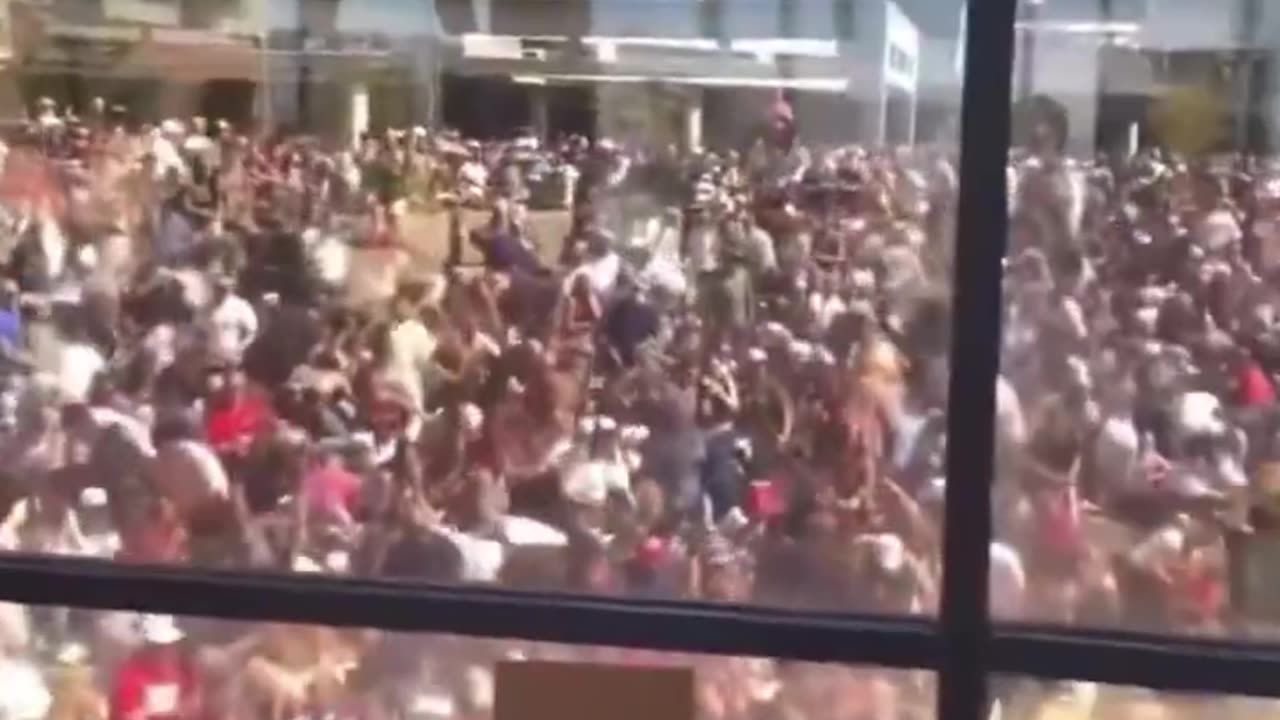 Supposed shooter running on roof top.