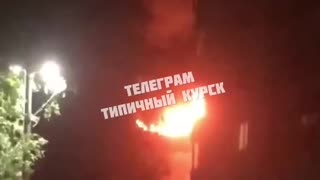 🔥 In Kursk, Russian electronic warfare diverted a UAV from its course and drove it into building!
