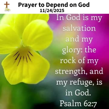 Prayer to Depend on God #youtubeshorts #grace #jesus #mercy #faith #fyp #trust #blessed #gifts #wise