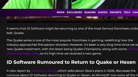 QUAKE RETURNS