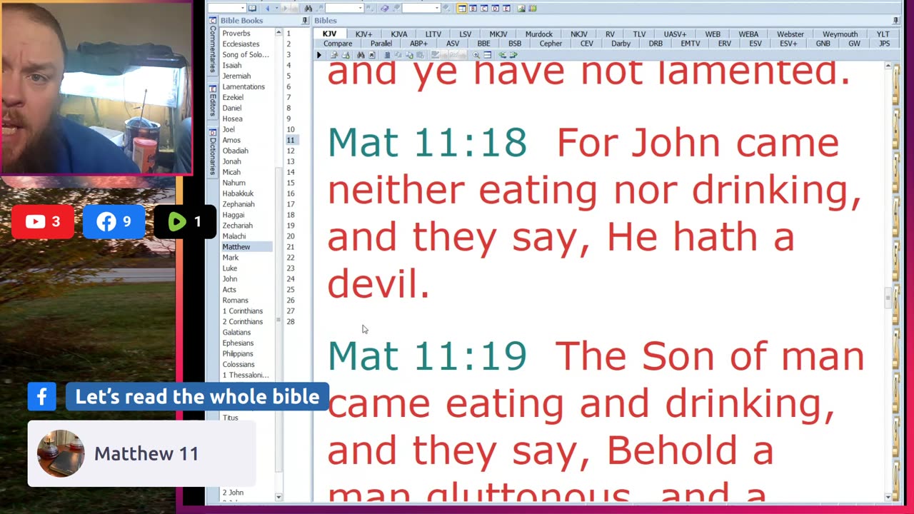 Let's Read the Whole Bible Y'all!! 07/28/2025