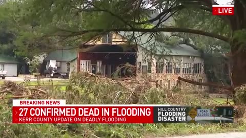 Hill Country Flooding Disaster: First views of Camp Mystic aftermath