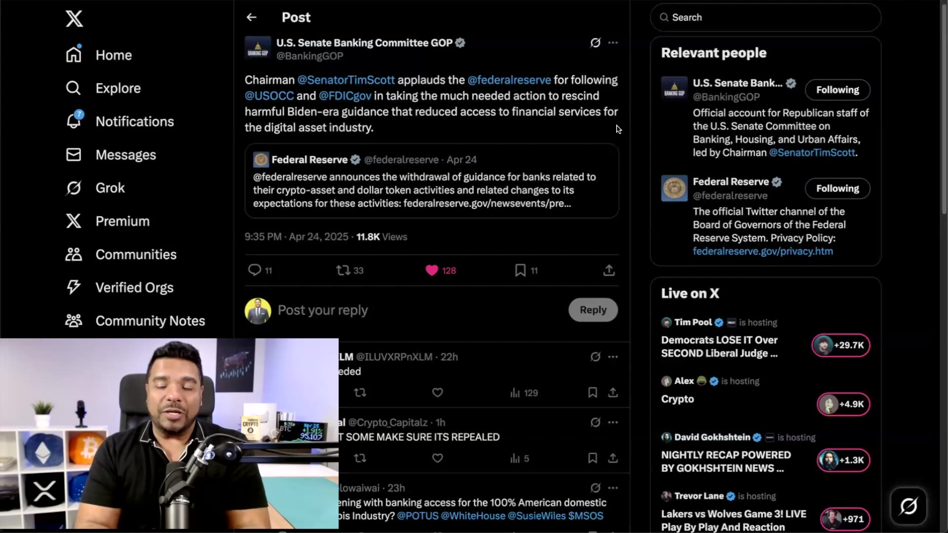 🚨FED CRYPTO DRAMA! NASDAQ GIVES SEC CRYPTO REGULATION MODEL!