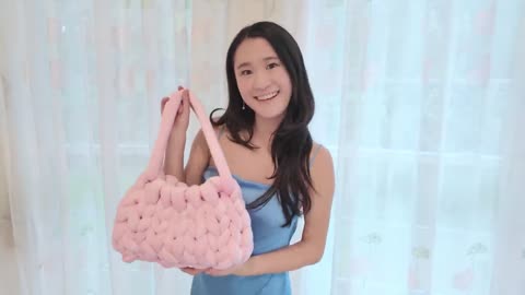 chunky yarn bag in just 1 day