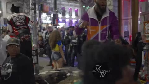 Wild Fights Break Out on 6th Street in Austin, TX – March 15, 2025
