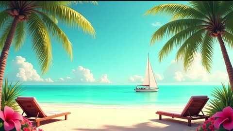 LoFi Beats Tropical Vacation