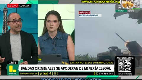 CON ARMAS DE GUERRA COMBATEN LA MINERÍA ILEGAL