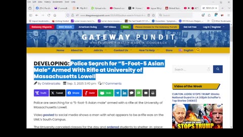 Police Search for “5-Foot-5 Asian Male” Armed With Rifle at University of Massachusetts Lowell
