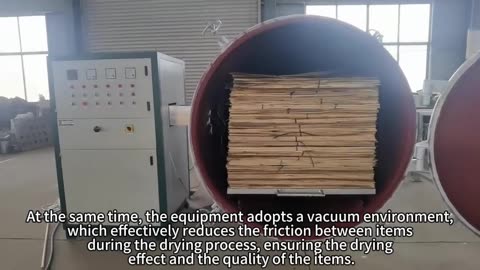 High-frequency vacuum dryer